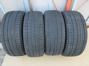 b冬1516 ブリヂストン BLIZZAK VRX2 205/55R16 91Q 2021年 スタッドレス 中古 4本 ♪ バリ山相当 BRIDGESTONE ブリザック