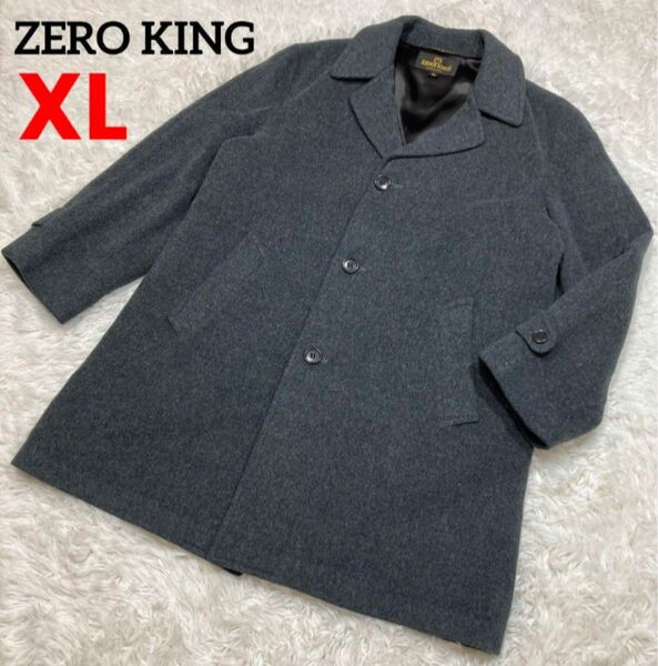 ZERO KING 70's ヴィンテージ ステンカラーコート XLグレー