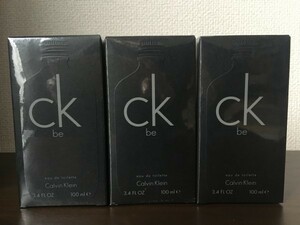 ★ 新品 ★ カルバンクライン CK-be 100ml ×3本セット ★特価！★送料０！