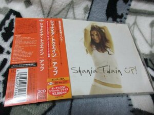 シャナイア・トゥエイン「アップ」【2枚組CD】 通常のRED DISCと全曲のリミックス・ヴァージョンを収録したBLUE DISCの2枚組