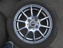 送料無料【A-TECH】SCHNEDER☆4.5J×14+43　PCD100-4穴☆TY　LuK 155/65Ｒ14[中古]タイヤ＆ホイール招きモアイ像　長野大橋店_画像4