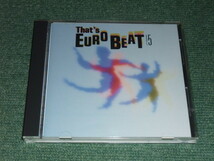 ★即決★CD【ザッツ・ユーロビートvol.5/】That's eurobeat■_画像1