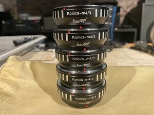 マウントアダプター Haoge Konica - M4/3 5個セット