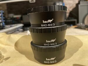 マウントアダプター Haoge m42 - m4/3 3個！