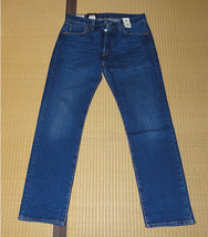 即決 送料無料 LEVIS 501 00501-3343 W28 L32 新品 紺色系 レギュラーストレート 綿100% 2022モデル ビッグE 定価15400円_画像1