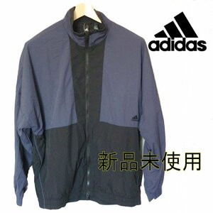 定価9350円新品XL★アディダス adidasメンズウーブンジャケット裏フリース地厚手ウインドブレーカー