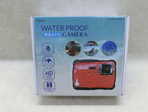 新品未使用♪ #24454 Veldo ヴェルド 防水カメラ TN-WTP-CAM01/RED レッド デジタルカメラ_画像1