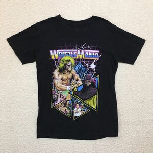 アルティメットウォリアー ランディサベージ プロレス プリントT S BLACK USED Ultimate Warrior Randy Savage Tシャツ WWF WWE アメプロ