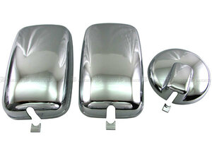  Isuzu NEW Elf plating door mirror cover under mirror cover set 170Φ garnish bezel panel molding TK-MIR-SET-005