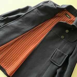 BARNEYS NEW YORK バーニーズニューヨーク ウールコート Pコート レディース サイズ38 紺 ネイビー 日本製