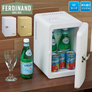 【訳あり】ミニ 冷蔵庫 保冷庫 6L ペットボトル 保冷 冷やす 小型 コンパクト AC 寝室 一人暮らし ナチュラルブラウン M5-MGKAK00038BR