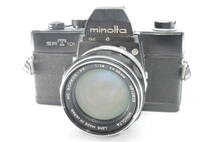 ★訳あり品★ ミノルタ MINOLTA SRT 101 ブラックボディ ＋ ROKKOR-PF 58ｍｍ Ｆ1.4 ＃9410_画像1