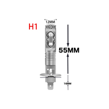 H1 72W 3000K イエロー LEDヘッドライト フォグランプ 車検対応 LEDバルブ 自動車 汎用 12V 7000Lm 防水 簡単装着 放熱対策 2個入_画像4