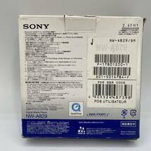 【中古】SONY ソニー デジタルメディアプレーヤー ウォークマン　NW-A829 ブラック 16GB　動作未確認_画像2