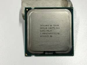 B1470)Intel Core 2 Duo E8400 SLB9J 3.0GHz 6M LGA775 中古動作品(タ)