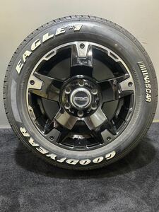 215/60R17 109/107R GOODYEAR/EAGLE♯1 NASCAR 22年製 FLEX DELF 17インチ 6.5J ＋38 139.7 6H 夏タイヤ 1本 ハイエース (2-D495)