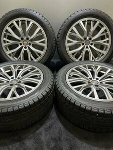 275/45R20 YOKOHAMA/ice GUARD G075 20年製 momo RF-02 20インチ 9J ＋25 112 5H スタッドレス バリ山 4本 アウディQ7 空気圧センサー付