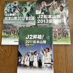松本山雅FC 記念グラフ　2011 2012 2013 信濃毎日新聞