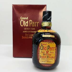 未開栓 Grand Old Parr 12年 グランドオールドパー スコッチ ウイスキー 特急 937.5ml 43% 箱有 お酒