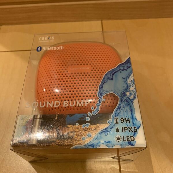 Wireless Speaker SOUND BUMP SP-S10BTT オレンジ　　Bluetooth スピーカー　
