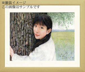  Ishikawa .. популярный пастель изображение красавицы гравюра на дереве ..193 высота .. ..