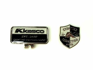 KASCO キャスコ クリップ マーカー ブラック ゴルフ マグネット付きマーカー クリップ付き 【新品未使用品】 ◆アウトレット◆