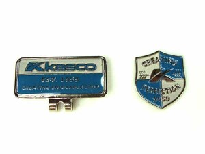 KASCO キャスコ クリップ マーカー ブルー ゴルフ マグネット付きマーカー クリップ付き 【新品未使用品】 ◆アウトレット◆