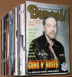 [送料無料] ヘヴィ・メタル専門誌 BURRN バーン 2009年～2011年 3年間分 全36冊セット
