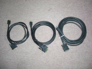 HDMI⇔DVI変換ケーブル　長さ3種類まとめて