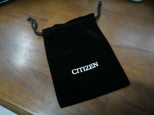 ほぼ未使用！CITIZEN 巾着 幅12cm X 高さ15cm 送料230円