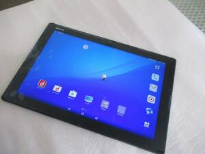 美品　SONY(ソニー) Xperia Z4 Tablet 32GB ブラック SO-05G docomo　黒　おまけ（カバー　ケース付き）　タブレット　アンドロイド６