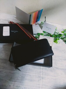 美品 Paul Smith ポールスミス ラウンドファスナー 財布 長財布 小銭入れあり