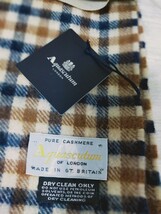 極美品 Aquascutum アクアスキュータム カシミヤ マフラー_画像2