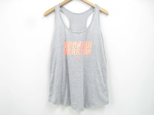 OLD NAVY オールドネイビー ACTIVE アクティブ GO-DRY ゴードライ WORKOUT WARRIOR タンクトップ ノースリーブ トップス グレー Lサイズ