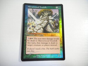 D587【MTG】ミラーウッド・ツリーフォーク/Mirrorwood Treefolk Foil