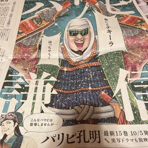 朝日新聞広告　パリピ孔明