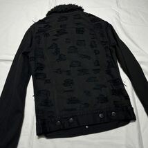 christian dada fakefur denim jacket basicks masanori morikawa lgb archive クリスチャンダダ ベーシックス 激レア　希少 初期 _画像8