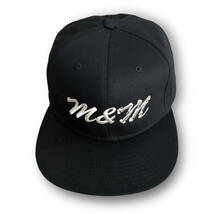 極美品 / MASSES × M&M CUSTOM PERFORMANCE SNAPBACK BB CAP / エムアンドエム マシス キャップ 帽子 ブラック 黒_画像1