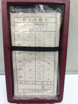 送料無料g25985 新日本計器 ライン精機 アナログ 回転計 ホーン式 瞬時回転計 75-10000rpm No 16837 昭和41年検査 TRADE MARK トレードマー_画像3