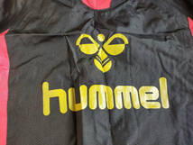 □150サイズ　hummel（ヒュンメル）スポーツウェア上下(黒)/ジャージ/シャカシャカ/ウィンブレ 送料710円_画像3