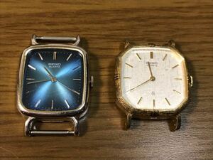 《美品》SEIKO セイコー 16-5850 1421-5200 レディース クォーツ 腕時計 時計本体のみ2点セット 