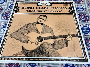 Blind Blake★中古LP/US盤「ブラインド・ブレイク～1926～1930 That Lovin' I Crave」