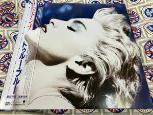 Madonna★中古LP国内盤帯付「マドンナ～トゥルー・ブルー」