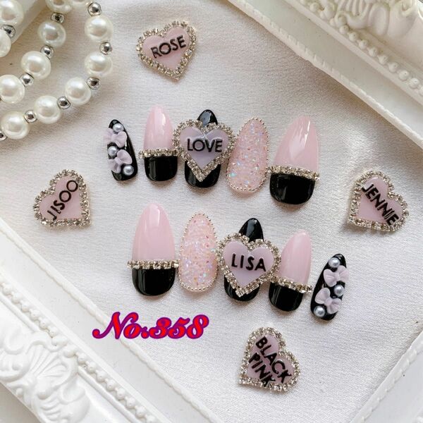 ☆kirari-nail☆ No.358推しネイル　BLACKPINK