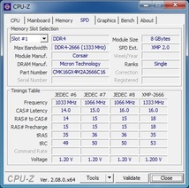 CORSAIR (CMK16GX4M2A2666C16) PC4-21300 (DDR4-2666) 8GB Dual Channel ★2枚組（計16GB）★_画像4