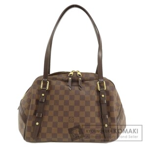 LOUIS VUITTON ルイヴィトン N41158 リヴィントンGM ダミエ エベヌ ハンドバッグ ダミエキャンバス レディース 中古