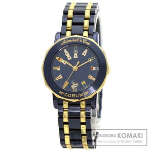 CORUM コルム アドミラルズC 新バックル 腕時計 ステンレススチール SS レディース 中古