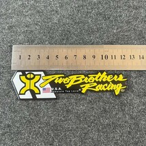 Two Brothers Racing ツーブラザーズレーシング 耐熱アルミステッカー 金 【送料】【送料無料】f_画像3