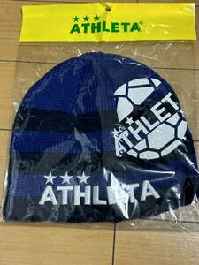 ATHLETA ニット帽 ネイビー　未使用　フリーサイズ