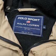 90s polosport ralphlauren 裏フリース　マウンテンパーカー　LL/ポロスポーツ　ラルフローレン_画像3